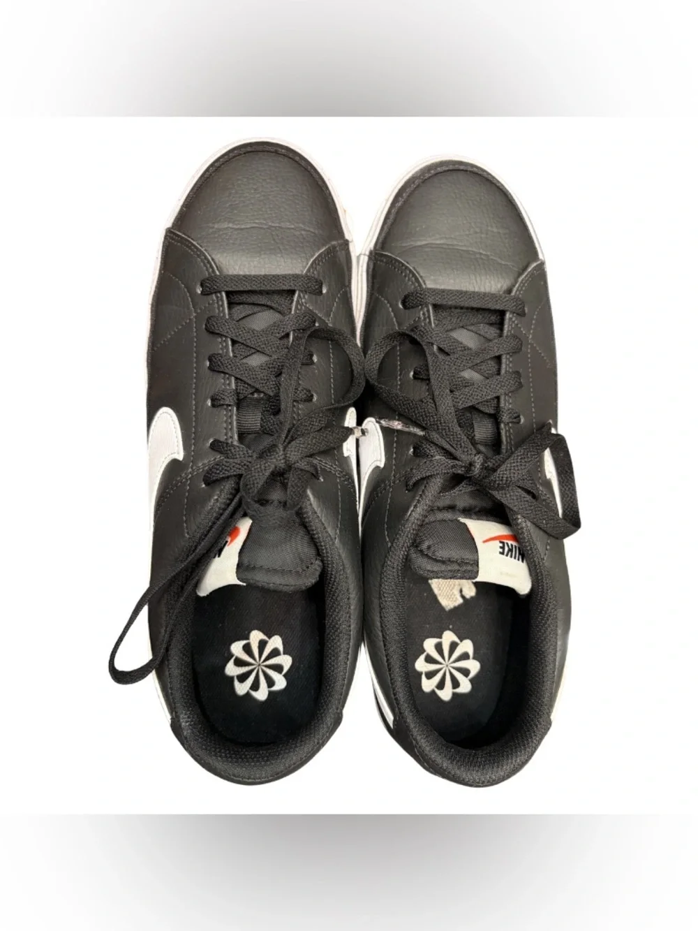 Nike Black and White Low-Top Sneakers